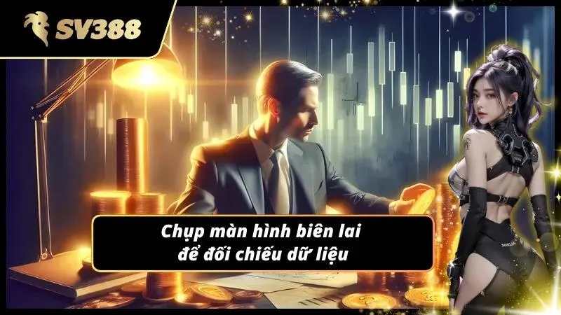 Lưu trữ lại biên lai xác nhận sau khi giao dịch thành công