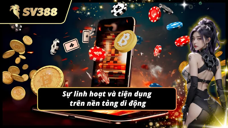 Người dùng đang thao tác đặt cược trên giao diện ứng dụng điện thoại mượt mà